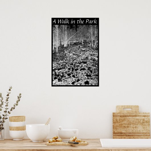 公園の散歩 ポスター (キッチン)