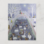 公園の散歩 ポストカード (正面)