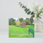 公園の日はがきに散歩 ポストカード (スタンド正面)