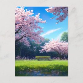 公園の春 ポストカード