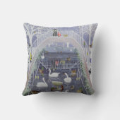 公園の歩行 クッション (裏面)