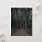 公園の歩道 カード (正面/裏面インサイチュ)