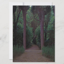 公園の歩道 カード