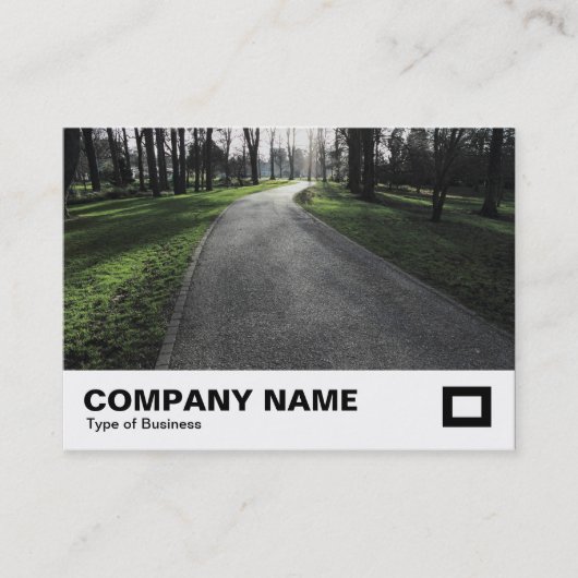 公園の歩道 名刺 (正面)