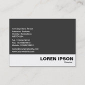 公園の歩道 名刺 (裏面)