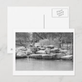 公園の滝 ポストカード (正面/裏面)