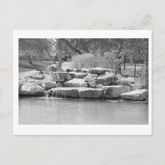 公園の滝 ポストカード