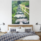 公園の石段 キャンバスプリント (インサイチュ (寝室))