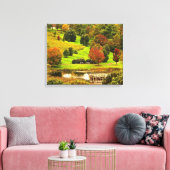 公園の秋 キャンバスプリント (インサイチュ (リビング))