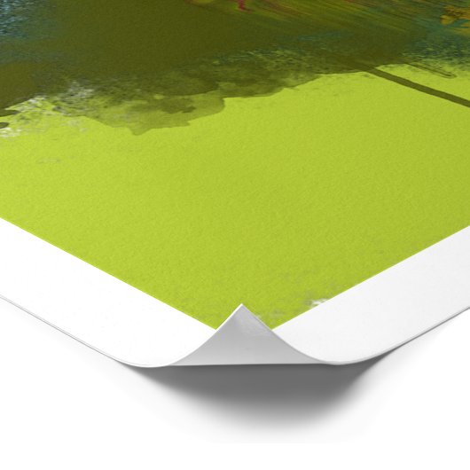 公園の秋 ポスター (角)