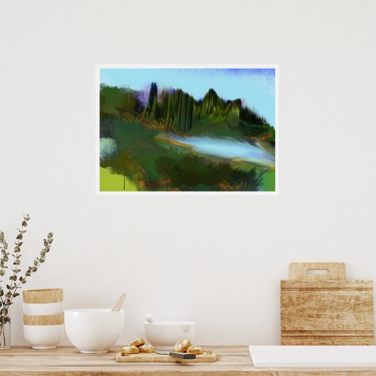 公園の秋 ポスター (キッチン)