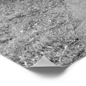 公園の秋 – 白黒 ポスター (角)