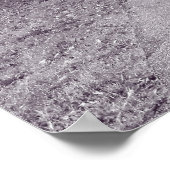 公園の秋 – 紫トネードBW ポスター (角)