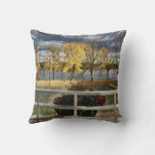 公園の紅葉 クッション (裏面)