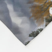 公園の紅葉 フリースブランケット (角)