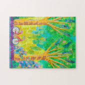 公園の自転車の乗車 ジグソーパズル (横)