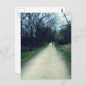 公園の自転車道 ポストカード (正面/裏面)