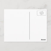 公園の自転車道 ポストカード (裏面)