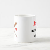 公園の野球以外の人を愛して コーヒーマグカップ (中央)