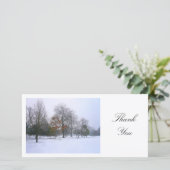 公園の雪 – ありがとう サンキューカード (スタンド正面)