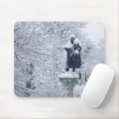 公園の雪 マウスパッド (マウス)