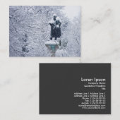 公園の雪 名刺 (正面/裏面)