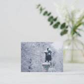 公園の雪 名刺 (スタンド正面)