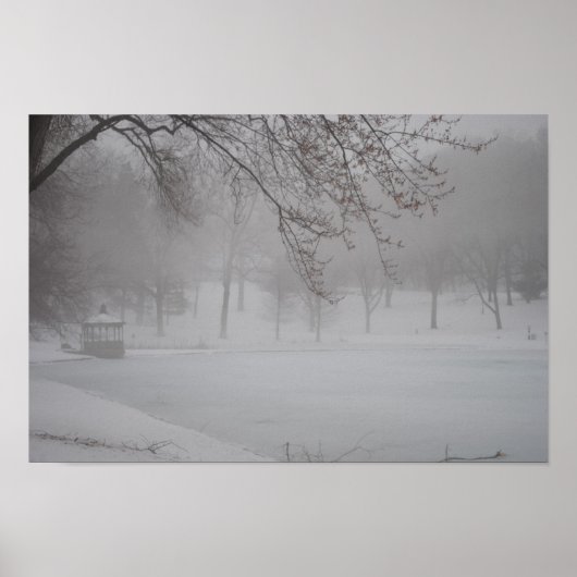 公園の霧 ポスター (正面)