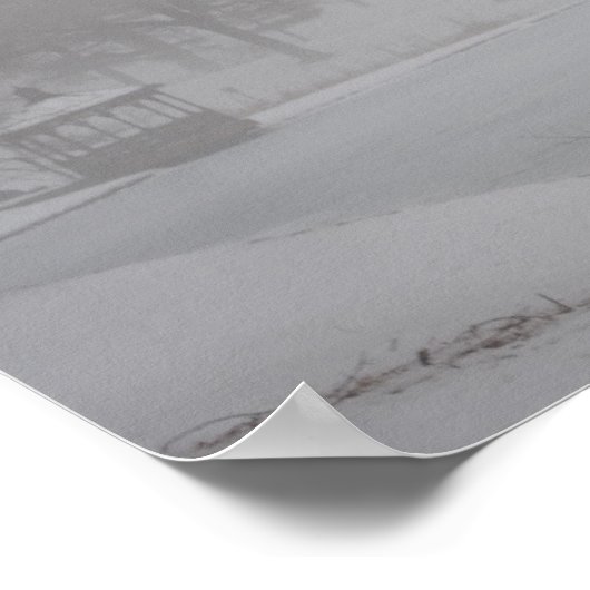 公園の霧 ポスター (角)