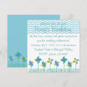 公園の風車 招待状 (正面/裏面)