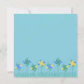 公園の風車 招待状 (裏面)