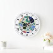 公園のGuellのモザイク柱時計 ラージ壁時計 (ホーム)