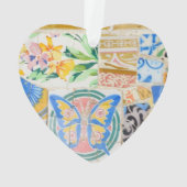 公園のGuellのモザイク オーナメント (裏面)