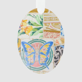 公園のGuellのモザイク オーナメント