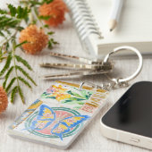 公園のGuellのモザイクkeychain キーホルダー (正面右)