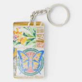 公園のGuellのモザイクkeychain キーホルダー (裏面)