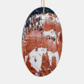 公園のSnowyブライス渓谷ユタ セラミックオーナメント (右)