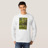 公園を散歩すること Tシャツ (正面フル)