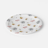 公園フランスのでのアーティストピクニック ペーパープレート (アングル)