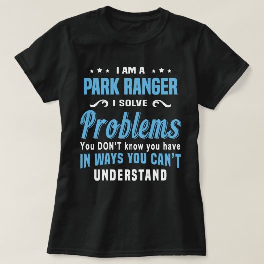 公園レンジャー Tシャツ (デザイン正面)