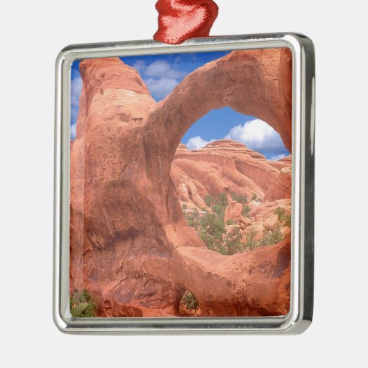 公園二重Oのアーチはユタをアーチ形にします メタルオーナメント (左)