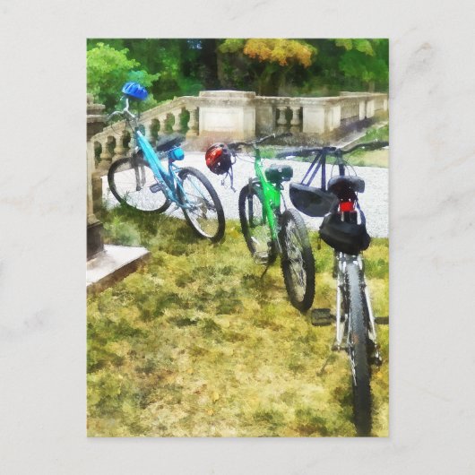 公園内の自転車道 ポストカード (正面)
