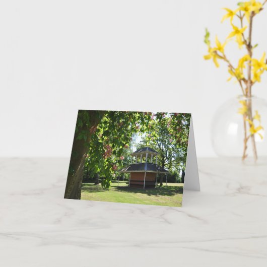 「公園土地」のNotecard カード (黄色い花)