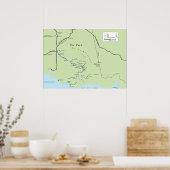 公園地図ポスター（色） ポスター (キッチン)