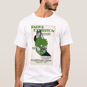 公園展覧会NYC 1937 WPA Tシャツ
