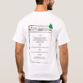 公園旅行2004年 Tシャツ (裏面)