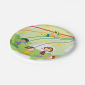 公園遊の子供の紙プレート ペーパープレート (アングル)