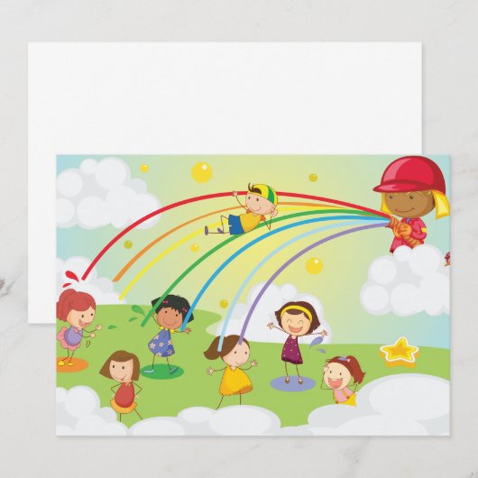 公園遊の招待状 招待状 (正面/裏面)