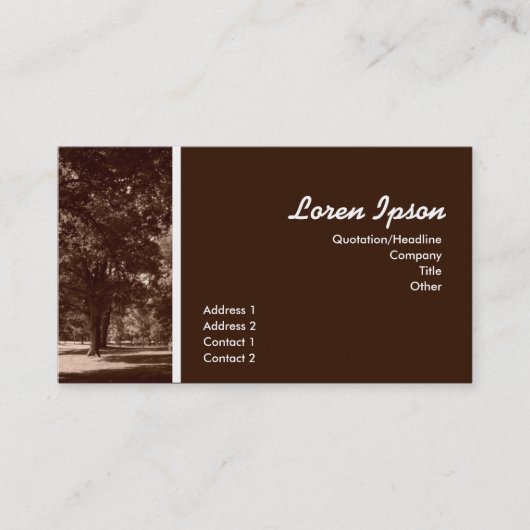 公園 名刺 (正面)