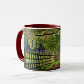 公園、山Edgcumbeの歩行 マグカップ (正面左)